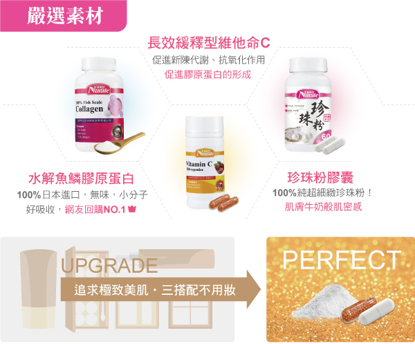 膠原蛋白 珍珠粉 維生素C